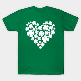 Shamrock Heart - St Patrick Day T-Shirt